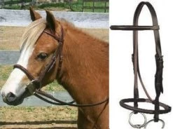 McBride Plain Raised Bridle, English Leather, 2 Sizes