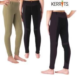 Kerrits Kids Flex Tight II Full Seat, Black & Tan