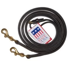 Nunn Finer Leather Pony Draw Reins With Snaps