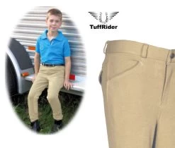 Boys Patrol Light Front Zip Breeches