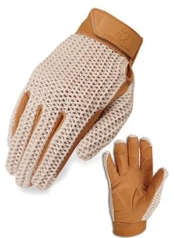 Heritage Crochet Riding Glove, Sizes 3 - 7