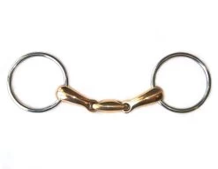 John Patterson Copper Loose Ring Snaffle, 4.5"