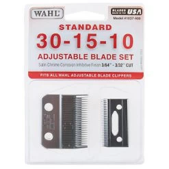 Wahl Standard Adjustable Blade Set, #30 - 15 - 10