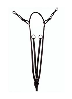 Bobby's Raised & Fancy Stitched Breastplate With Running Attachment, Three Sizes