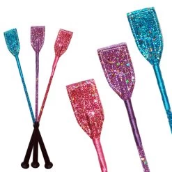 Glitter Bat With Black Grip Handle, 18.75"