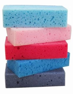Equi-Essentails Grooming Sponges, Pack Of 10, Assorted Colors