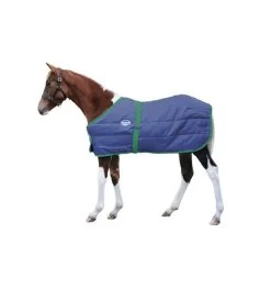42"-57" Weatherbeeta Foal Stable Blanket, Navy With Hunter Trim