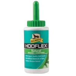 Absorbine Hooflex Natural Dressing & Conditioner With Brush, 15 Oz
