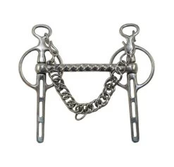 Smuckers Liverpool Straight Bar Bit, 3-Slot, 4.5"