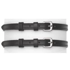 Camelot Spur Straps With Keepers - Black, Childs & Ladies