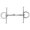 British Full Cheek Fast Twist Snaffle, 4", 4.25", 4.5", 4.75"