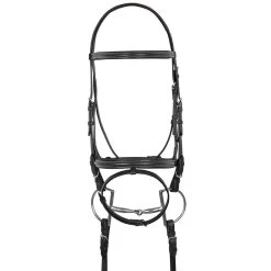 Americana Padded Dressage Bridle With Flash - Pony & Cob