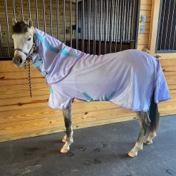 Amigo Pony Bug Rug, Lavender/Capris /Raspberry/Purple, 48" - 69"