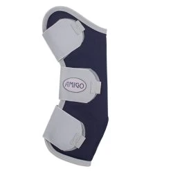Amigo Shipping Boots , Navy/Silver, Pony, Set Of 4