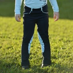 Belle & Bow Navy/Blue Belle Schooling Jodhpurs, Sizes 2 - 10 Years