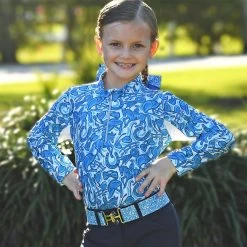 Belle & Bow Max Blue, Long Sleeve Sun Shirt, Kids 2 - 14 Years