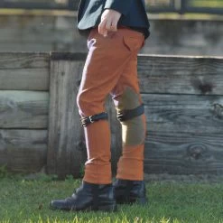 B&B Boys, Front Zip Rust Jodhpurs, Sizes 2 - 14 Years