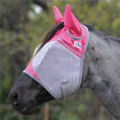 Pink Cashel Crusader Fly Mask Standard With Ears, Cob Only