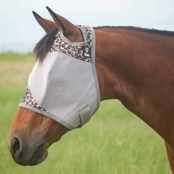 Cashel Crusader Fly Mask, No Ears, Leopard, 4 Sizes