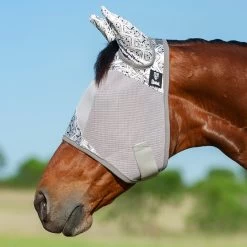Cashel Crusader Fly Mask, Std With Ears, Tundra, 3 Sizes