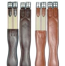 Edgewood Fancy Stitched, 1-End Elastic, Overlay Girth, 40" & 46" Only
