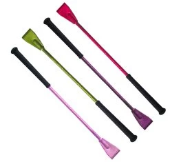 Leather Bat With Metallic Finish, 19"