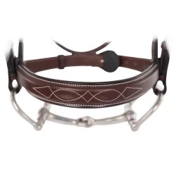 Huntley Equestrian Sedgwick Fancy Stitched Square Raised Noseband