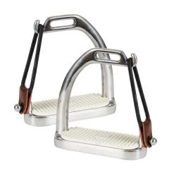 Jacks Weighted Fillis Peacock Stirrups, 4" - 4.75"