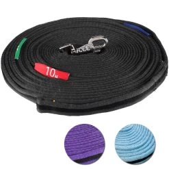 Kincade Two-Tone Lunge Line With Circle Markers, 3 Colors