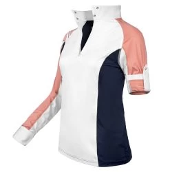Kathryn Lily Tuxedo Block Competition Shirt, Set Sail (Navy/Pink)
