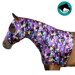 Sleazy Sleepwear Miniature Horse Hood, Cosmic Camo, S - XL