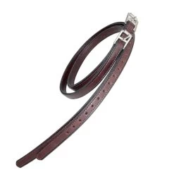 Nunn Finer Lined Half Hole Leathers, Black & Havana, 42'' & 48''