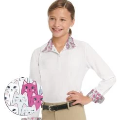 Ovation Ellie II DX Show Shirt, OMG Kitties, Sizes 6 - 16