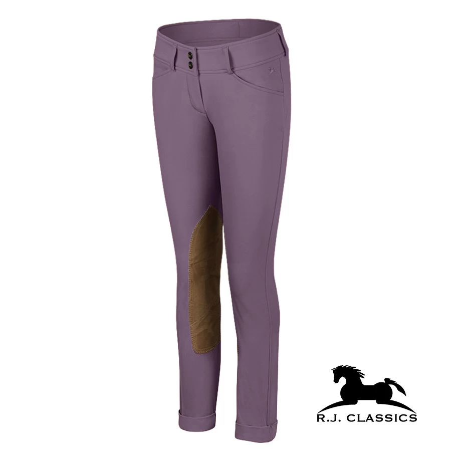 RJ Classics Collette Front Zip Jodhpus, Vintage Violet, Sizes 6 - 12