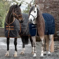 Rambo 200g Stable Blanket With Embossed Lining, Black Or Navy, 60" - 69"