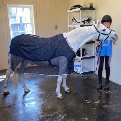 Weatherbeeta Wick Dri Cooler, Navy/Grey/White, 57" - 66"