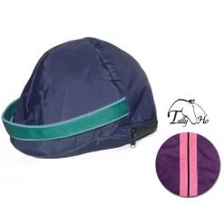 Tally Ho Fleece Lined Helmet Bag With Piping
