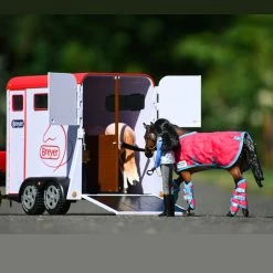 Breyer Traditional Series Horse Trailer , White With Red