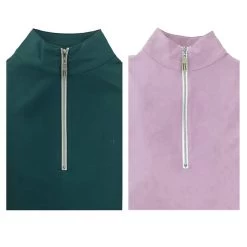 Tailored Sportsman Ladies Long Sleeve Icefil Sun Shirts, Dark Teal & Orchid