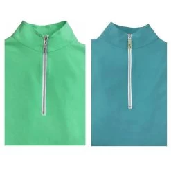 Tailored Sportsman Ladies Long Sleeve Icefil Sun Shirts, Spearmint & Surfer