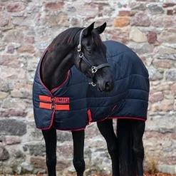 Horseware Mio Pony HEAVY 300g Stable Blanket , Navy/Red, 48" & 54" Only