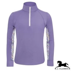 RJ Classics Lyla Jr 3.75 Sun Shirt, Paisley Purple, XS - XL